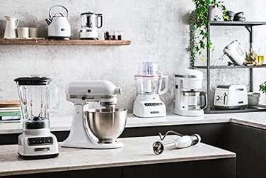 Електричний чайник KitchenAid 5KEK1222, 1.25 л, білий, класичний дизайн
