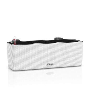 Горщик LECHUZA CUBE Color Triple білий 13680, 40x14x13,5 см - для квітів та зелені