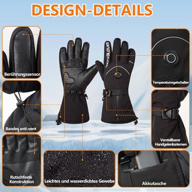 Грілки для рук Mincoo з акумулятором 5V 6000mAh, водонепроникні, 3 режими нагріву, Type-C зарядка (для жінок та чоловіків)