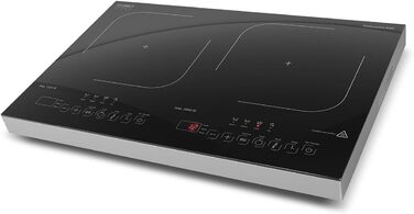 CASO Pro Gourmet 3500 - Двоконфорочна індукційна плитка, max. 3500 Вт, 60-240°C, 12 рівнів потужності, для посуду до 22 см