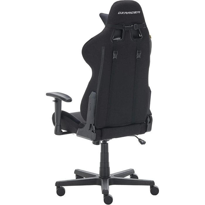 Ігрове крісло DXRacer FORMULA 2.2 FD01 - чорне, регульоване, ергономічне для офісу та дому