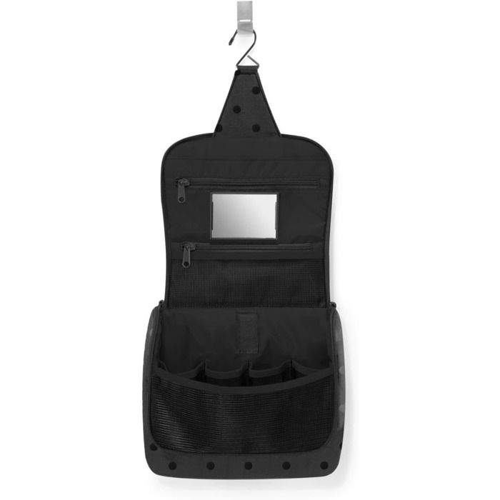 Сумка для туалетних аксесуарів Reisenthel Toiletbag - чорна, з гачком, водонепроникна