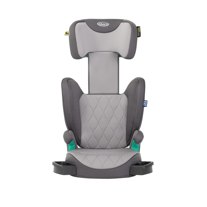 Автокрісло Graco Affix i-Size R129 для дітей 3,5-12 років (100-150 см), чорне, з регульованою підголівником та ISOFIX