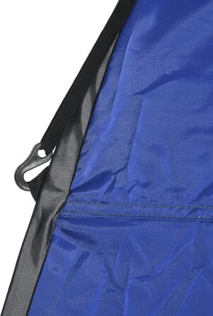 Намет для душу/туалету Outsunny для кемпінгу, 126x124x189 см, блакитно-срібний