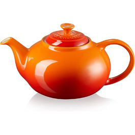 Чайник Le Creuset Klassische з кераміки, 1,3 л, для 3-4 чашок, кольору 'Ofenrot'