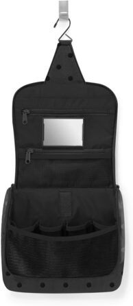 Сумка для туалетних аксесуарів Reisenthel Toiletbag - чорна, з гачком, водонепроникна