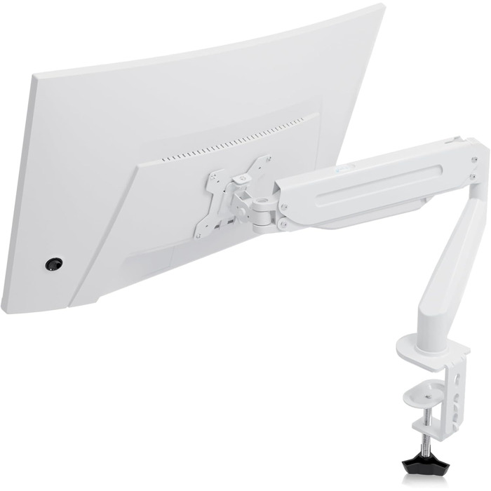 Кріплення для монітора Suptek, 17-32 дюйми, газ-амортизатор, регулювання висоти, 360° обертання, білий (MD8W)