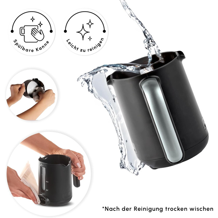 Кавомашина KARACA Hatır для приготування турецького кави з функцією обсмажування, 535W, сірий метал