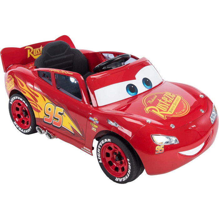 Дитячий електромобіль Huffy Disney Тачки МакКвін, червоний
