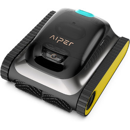 Робот-пилосос для басейну AIPER Scuba S1, очищення дна і стін, фільтр 3 мкм, акумулятор 180 хв, 15900 л/год, керування через додаток, для вбудованих басейнів, жовтий, оновлення 2025