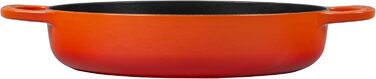 Сковорода Le Creuset Signature з чавуну, 27.9 см, колір 'Flame 11'