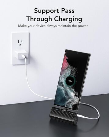 Швидкий зарядний пристрій для Samsung, Huawei та смартфонів, 20W PD Mini PowerBank 5000mAh USB-C