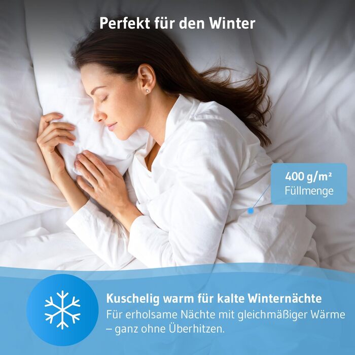 Ковдра зимова 135x200 см, Ökotex 100, тепла, дихаюча, виготовлена в ЄС