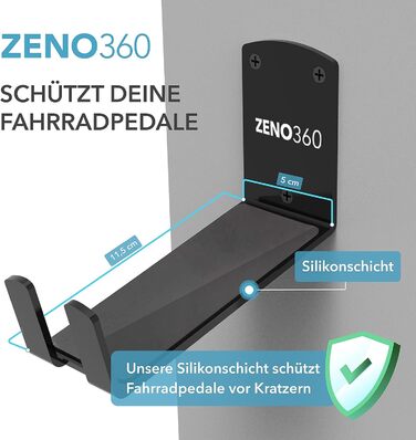 Настінне кріплення Zeno360 для велосипедів До 30 кг Вкл. настінні захисні накладки