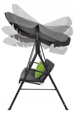 Садова підвісна гойдалка Kontrast, 41 x 130 см