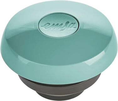 Термос Emsa Samba Wave Isolierkanne, 1 літр, Quick Press, скло, зелений, Made in Germany