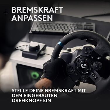 Logitech G29 Driving Force Racing Wheel – Ігровий кермо з Force Feedback для PS5, PS4, PC, Mac – Чорний