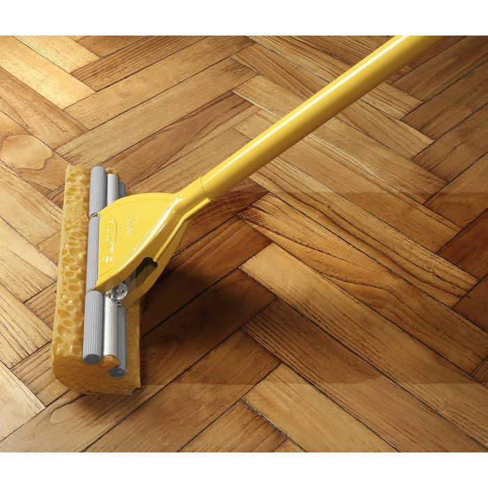 Класичне прибирання підлоги губкою Зроблено в Італії, 32 x 9 x 141 см 32 x 30 x 30 см Жовтий