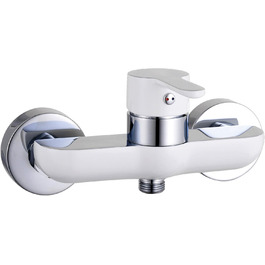 Змішувач для ванни EISL DIZIANI, однорегуляторний, з перемикачем душ/ванна, хром/білий