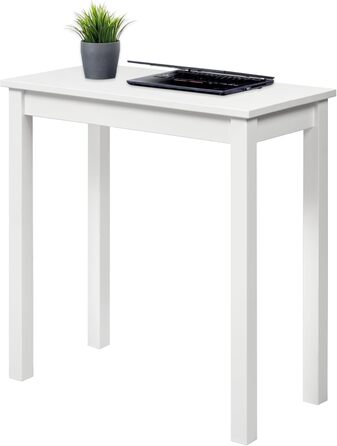 Стол журнальний/письмовий Hagge Home скандинавський, білий, 75x38x75 см