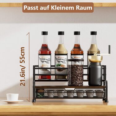 Сумка для капсул кави: органайзер для Dolce Gusto, Nespresso, Cafissimo з шухлядою на 35 капсул, чорний