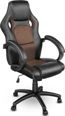 Офісне крісло TRESKO Racing Executive Chair, 14 кольорів, м'які підлокітники, кулісний механізм, протестовано SGS