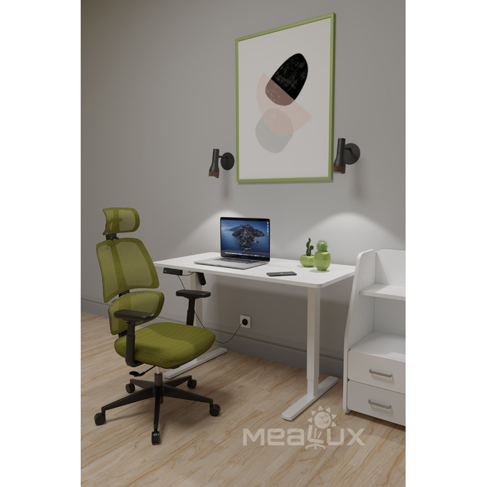 Крісло Mealux Leo Air Green (арт.Y-543 KZ)