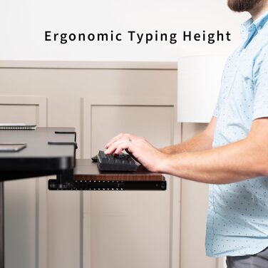 Висувна платформа для клавіатури VIVO під стіл, біла, 68.6 x 27.9 см (з кріпленням)