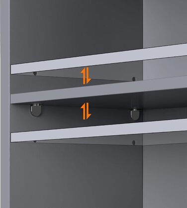 Настінний шкаф Yaheetech з однією дверцятами: для ванної, кухні, медичний, білий, 35x21x55 см