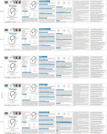 МАг, бездротова швидка зарядка 22,5 Вт, LED, USB-C, для iPhone (фіолетовий), 10000