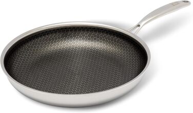 Сковорода HENSSELERS® 28 см - універсальна для всіх типів плит, антипригарне покриття у вигляді сот, індукційна, стійка до подряпин та порізів