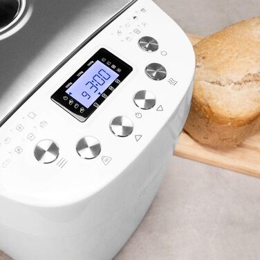 Хлібопечка Cecotec Brotbackautomat Bread&Co 1500 PerfectCook: 850 Вт, 1,5 кг, 15 програм, таймер, миється, рецепти