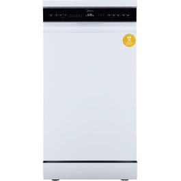 Посудомийна машина Midea SF 3.45N PRO: 9 комплектів, Inox, Wi-Fi, 47 dB, 3/6/9h таймер, 45 см