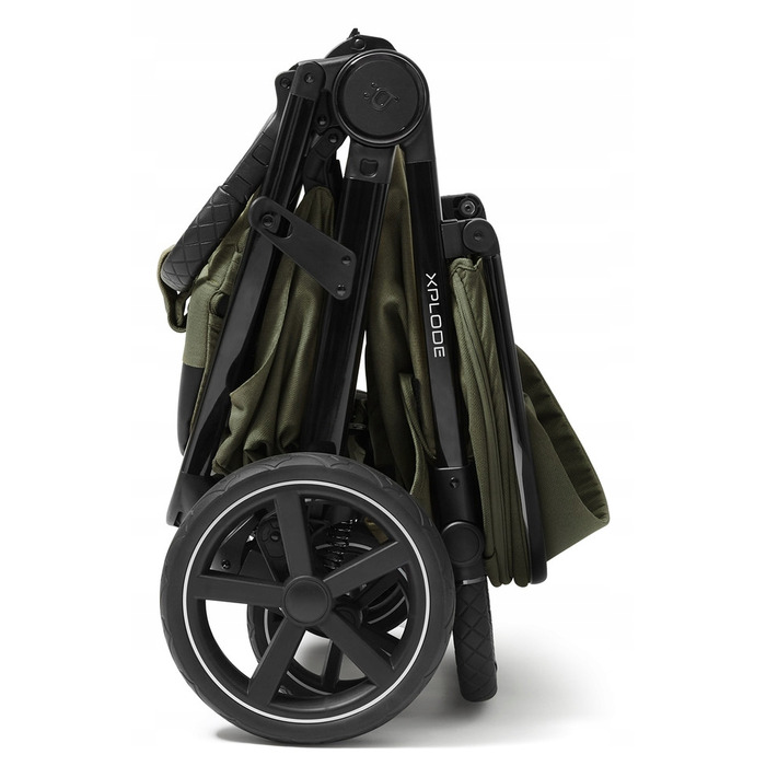 Дитячий прогулянковий візок 4BABY Xplode, зелений, алюмінієвий, з можливістю компактного складання