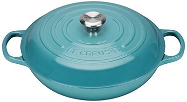 Сковорода чавунна 30 см, бірюзовий Le Creuset