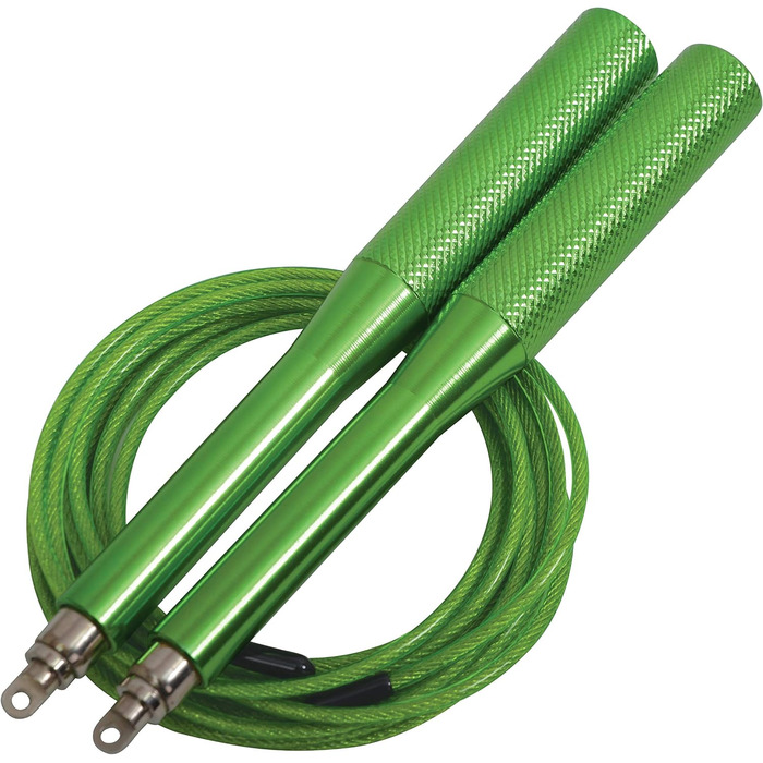 Скакалка Schildkrt Speed Rope Pro, в 4-х кольоровому картоні (зелений, 960114)