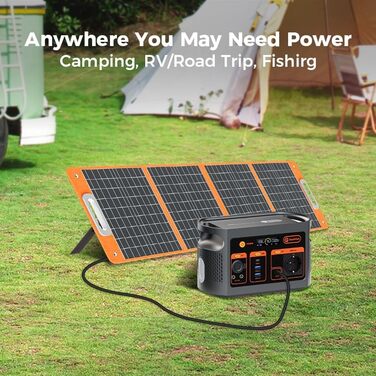 Портативна електростанція FlashFish E103 300W з акумулятором LiFePO4 179.2Wh (3000+ циклів), швидка зарядка, 230V AC, сонячний генератор для кемпінгу, подорожей, надзвичайних ситуацій (179.2Wh + сонячна панель 100W)