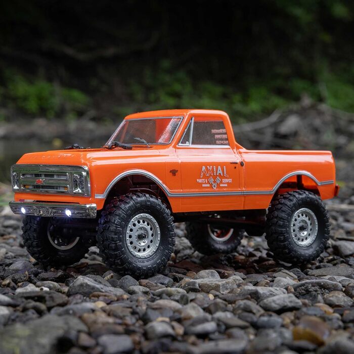 Радіокерований Rock Crawler Chevrolet C10 1967 4x4 SCX24 1/24 RTR (з акумулятором та зарядним пристроєм), Помаранчевий