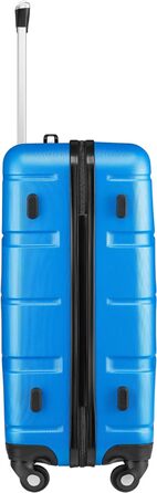 Набір валіз Zelsius 4 шт. з ABS, з кодовим замком, 4 колеса, внутрішній роздільник | Набір валіз з твердим корпусом, велика валіза, дорожній набір, ручна валіза (Блакитний, 3 шт.)