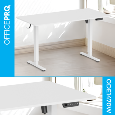 Комп’ютерний стіл з електрорегулюванням висоти OfficePro ODE1470W