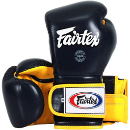 Боксерські рукавички Fairtex, bgv9, чорно-жовті (12 унцій)