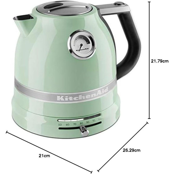 Електричний чайник KitchenAid 5KEK1522EAC, 1,5 л, фісташка