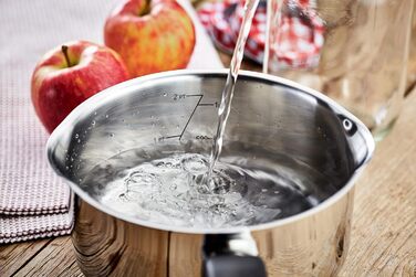 Набір каструль Judge Vista з нержавіючої сталі, 16/18/20 см, з кришкою-ситом та антипригарним покриттям, для індукційних плит, сумісний з духовкою