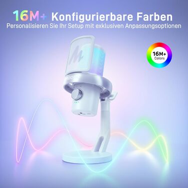 MAONO DM40 PRO: Бездротовий мікрофон для ПК з RGB-підсвічуванням та ШІ-зміною голосу
