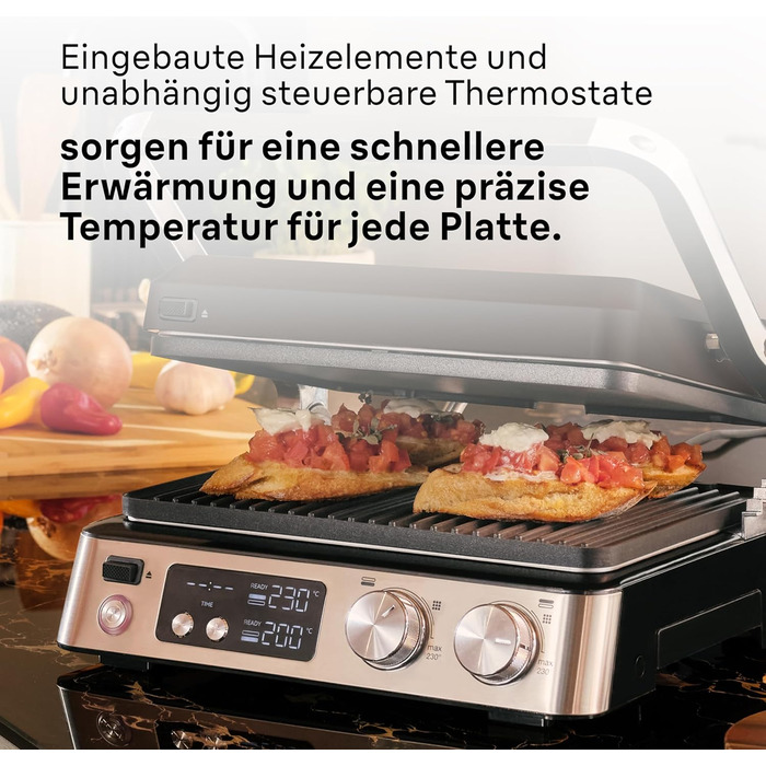 Електричний гриль Braun MultiGrill 7 CG7020: 3-в-1 (контактний гриль, BBQ, духовка), 2000W, велика площа для приготування (12 бургерів), для дому, легко миється