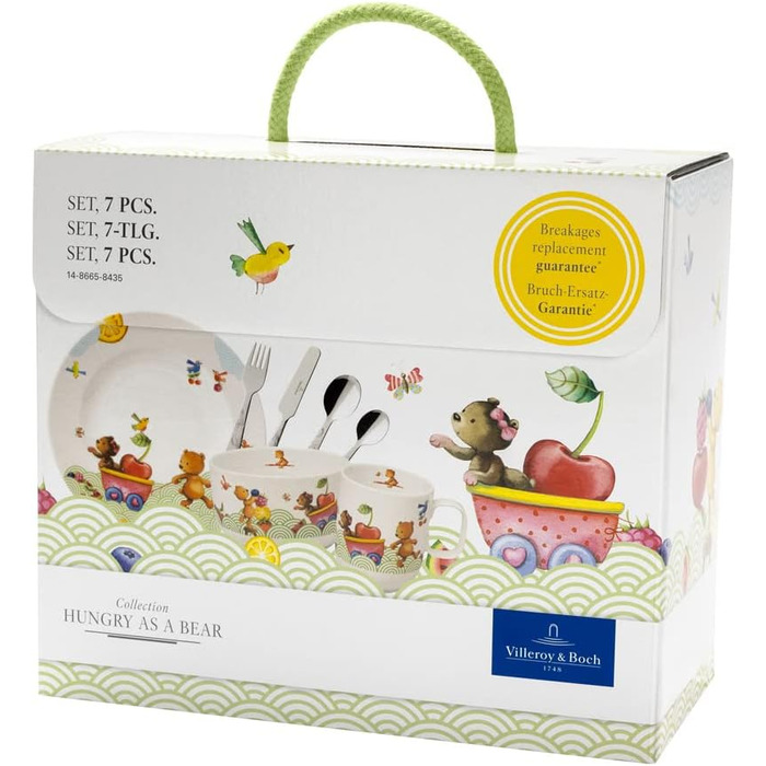 Набір посуду Villeroy & Boch Hungry as a Bear 7 предметів