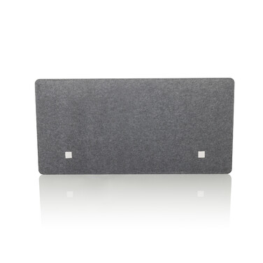 Звукоізолююча перегородка на стіл FLEXMIUT 3D 120x60x1 PET сірий hjh OFFICE