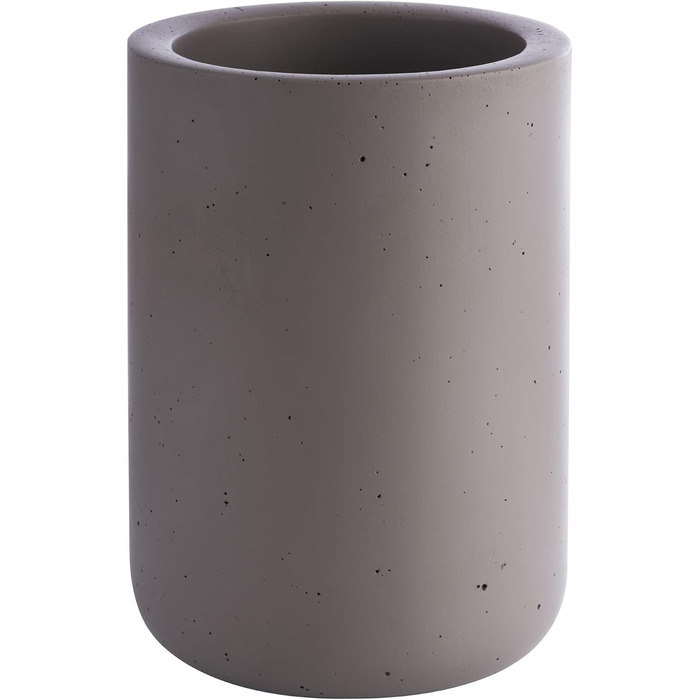 Охолоджувач для бетонних пляшок APS - з зручною для меблів нижньою стороною - для пляшок 0,7-1,5 л - Ø 12/10 см, висота 19 см, сірий бетон сірий гладкий одинарний