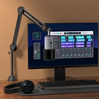 Мікрофонна стійка TONOR T50 (40+40+40 см) з поп-фільтром, кріплення 3/8