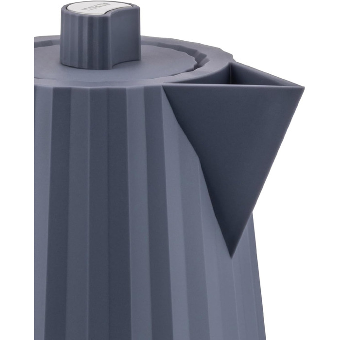 Електричний чайник Alessi Plissé MDL06/1WUK - 1.7 л, білий, 2400W, з термопластичного матеріалу, штекер UK, 100 cl